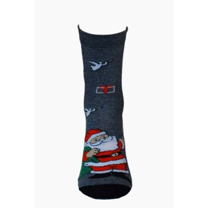Dámské vánoční ponožky šedá 35-37
