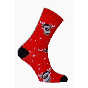 Dámské vánoční ponožky Červená 35-37