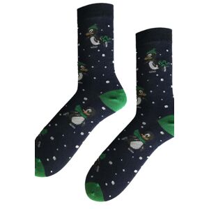 Dámské vánoční ponožky granát 38-40