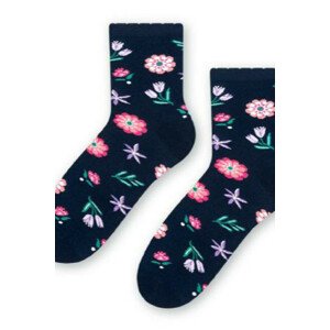 Dámské ponožky - rodinná kolekce 084 tmavě modrá 35-37