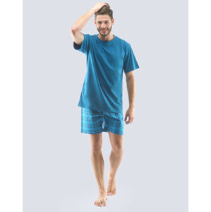 Pánské pyžamo Gino modré  (79114) XXL