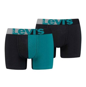 2PACK pánské boxerky Levis vícebarevné (701203912 002) XL