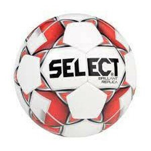 Sport fotbalový míč Brillant Replica 4 fotbal 2021 16796 - SELECT SPORT bílá a modrá jedna velikost