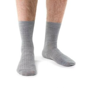 Pánské žebrované ponožky Steven art.130 Merino černá 44-46