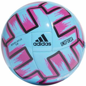 Sport forbalový míč Uniforia Club Euro FH7355 - Adidas modrá a růžová jedna velikost
