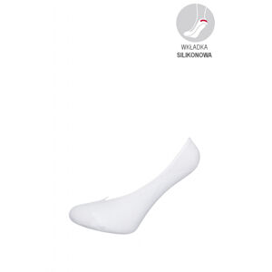 Hladké dámské ponožky baleríny Milena 0491 šedá uniwersalny