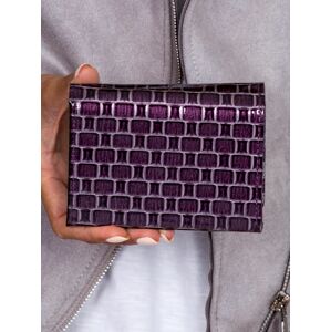 Dámská peněženka s geometrickým vzorem G21-1620 - FPrice tmavě fialová jedna velikost