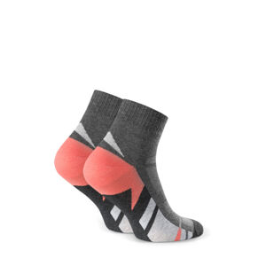 Dámské sportovní ponožky 026 melanžově šedá 35-37