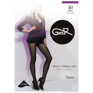 Dámské punčochové kalhoty Gatta| Laura 40 den fumo/odstín šedé 4-L