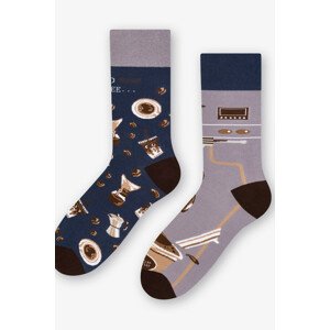 Pánské asymetrické ponožky 079 GREEN/ELF 43-46