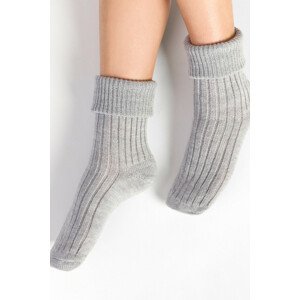 Ponožky na spaní 067 světle šedá melanž 35-37