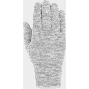 Fleecové rukavice 4F REU302 Šedé šedá M
