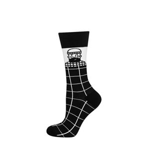 Pánské ponožky Soxo Good Stuff černo-bílé czarny 40-45