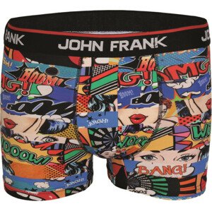 Pánské boxerky John Frank vícebarevné (JFB100) XL