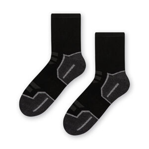 Pánské sportovní ponožky 057 černá/m.grafit 44-46