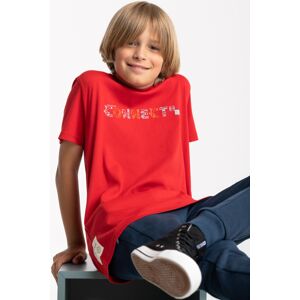 Volcano Regular Silhouette T-Shirt T-Conest Junior B02341-W22 Red 134-140