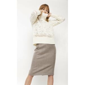 Deni Cler Milano-Sweater T-DS-S470-86-45-11-1 Bílá XL