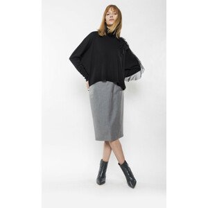 Sukně Deni Cler Milano-Skirt W-DO-7060-86-K5-80-1 Grey 34