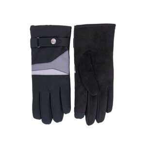 Yoclub Pánské rukavice RS-081/5P/MAN/001 Black 25