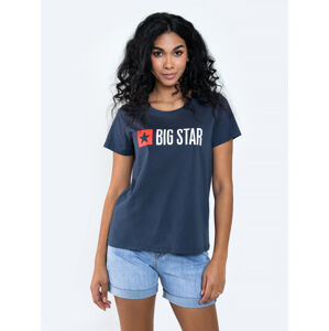 Big Star T-shirt_ss T-shirt 158859 Světle modrá Pletená-404 M
