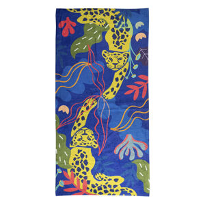 Kabak Towel Panther Blue/Yellow OS