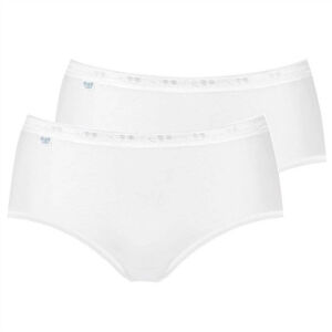Dámské kalhotky Basic+ Midi 2P bílé - Sloggi WHITE 38