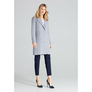 Dámský kabát Figl Coat M670 Grey L