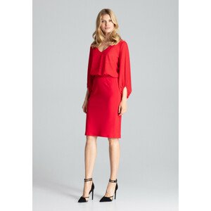 Figlová sukně M688 Červená S