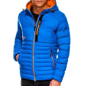 Pánská bunda Ombre Jacket C372 Modrá L