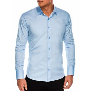 Ombre košile K504 Světle modrá XL