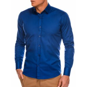 Ombre košile K504 Navy Blue XL