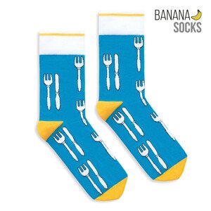 Banánové ponožky Ponožky Classic Nůž a vidlička 36-41