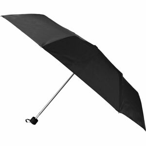 Krátký ruční deštník Semiline 2510-0 Black Průměr 92