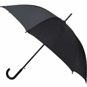 Dlouhý automaticky otevíraný deštník Semiline 2508-0 Black Průměr 100