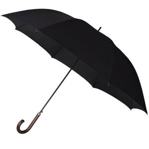 Dlouhý automaticky otevíraný deštník Semiline 2502-8 Black Průměr118 cm