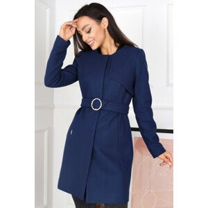 Dámský kabát Merce Coat Viola Navy Blue 34