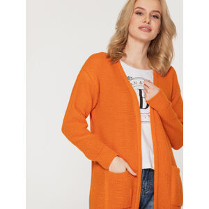 Dámský svetr Bellana Vegan&Ethical Cardigan Lilac Orange OS