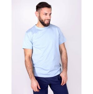 Pánské Yoclub Bavlněné tričko s krátkým rukávem PM-013/TSH/MAN Grey L