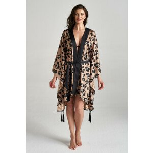 Suzana Perrez Zahalující kimono Caroline Malibu Beige/Black OS
