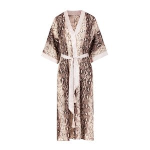 Suzana Perrez Cover Up Kimono Lamai Koh Samui Beige/Brown OS