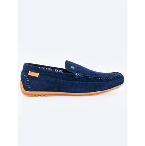 Big Star Moccasin Shoes 207645 Blue přírodní kůže-403 45