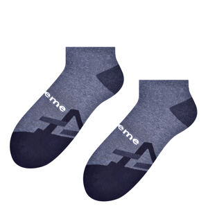 Pánské sportovní ponožky 101 M.šedá/černá 44-46