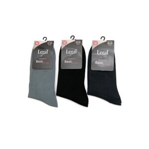Pánské ponožky k obleku Legal černá 25-26