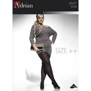 Dámské punčochové kalhoty Adrian Amy Size++ 60 den 6-XXL nero/černá 6-XXL