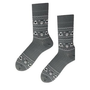 Pánské sváteční ponožky šedá 44-46