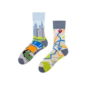 Ponožky Spox Sox - Město vícebarevné 36-39