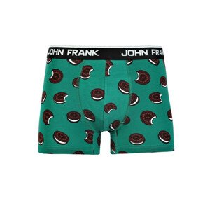 Pánské boxerky John Frank JFBD320 Zelená L