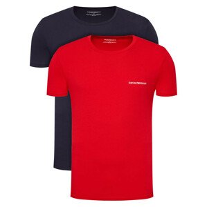 Pánské tričko 2pcs 111267 1P717 76035 černá/červená - Emporio Armani XL barevná