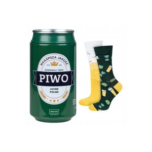 Pánské ponožky Soxo Plné světlé pivo multicolor 40-45