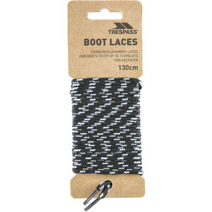 Tkaničky LACES 130 - 596687 - Trespass černá s bílou 130cm